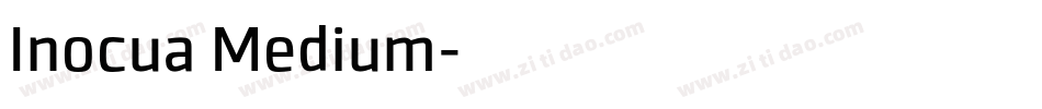 Inocua Medium字体转换